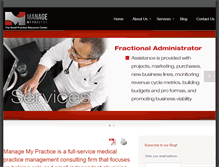Tablet Screenshot of managemypractice.com
